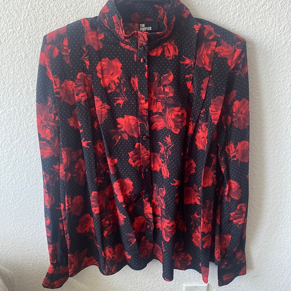 The Kooples Rose Top